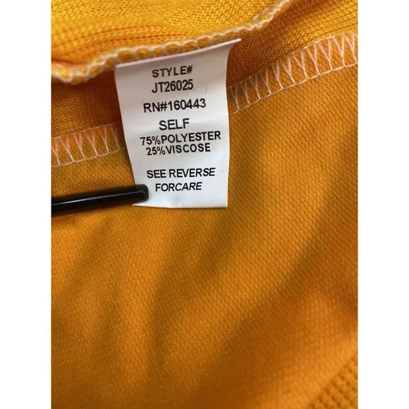 Women’s Mustard Floral-Leaf Crewneck Sweatshirt - Picture 8 of 12